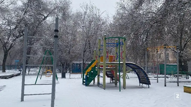 алматы, снегопад, фоторепортаж, фото - Новости Zakon.kz от 09.02.2022 15:19