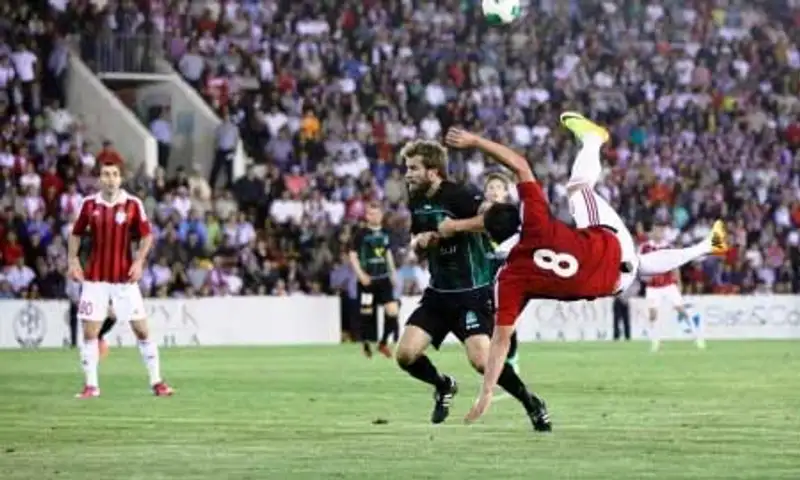 «Актобе» в первом матче третьего отборочного раунда Лиги Европы победил исландский «Брейдаблик» - 1:0 (фото), фото - Новости Zakon.kz от 02.08.2013 15:15