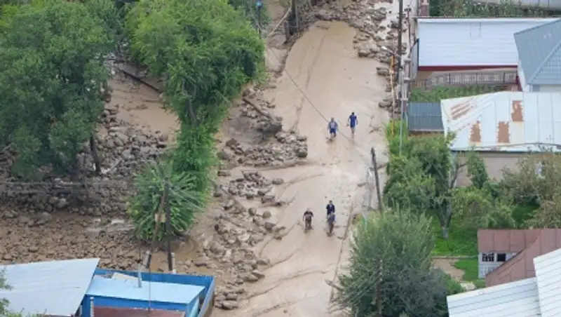 Нацгвардия охраняет подтопленные селем дома от мародеров