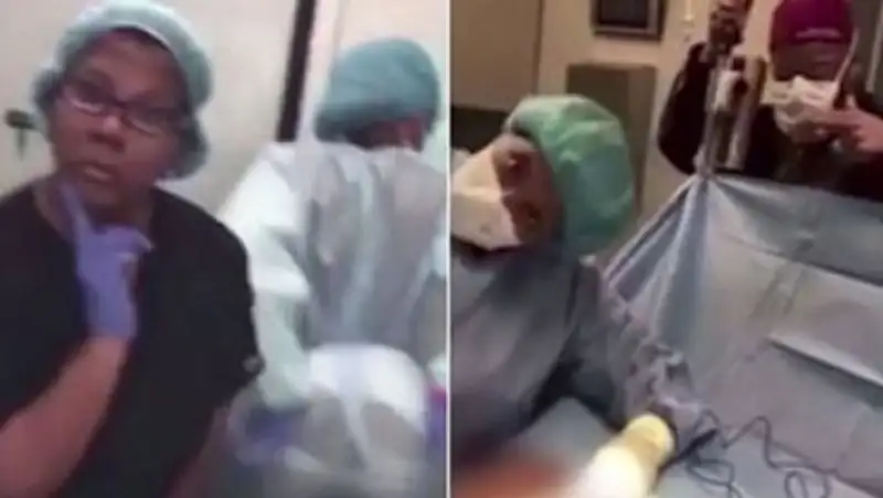 После операции американка очнулась в незнакомом месте с бургером в руке