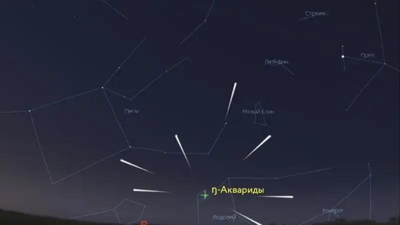 Впереди майский звездопад: ожидается до 50 метеоров в час