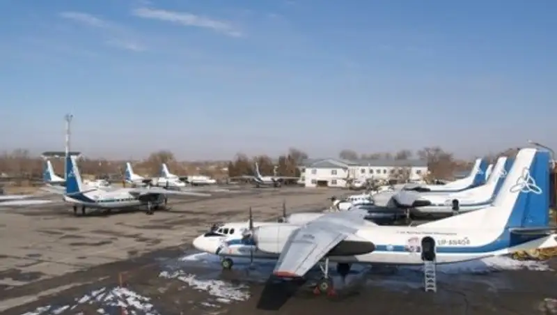 Аэропорт Шымкента возобновил работу