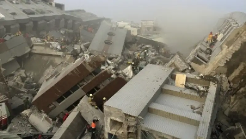 Жертвами землетрясения на Тайване стали пять человек