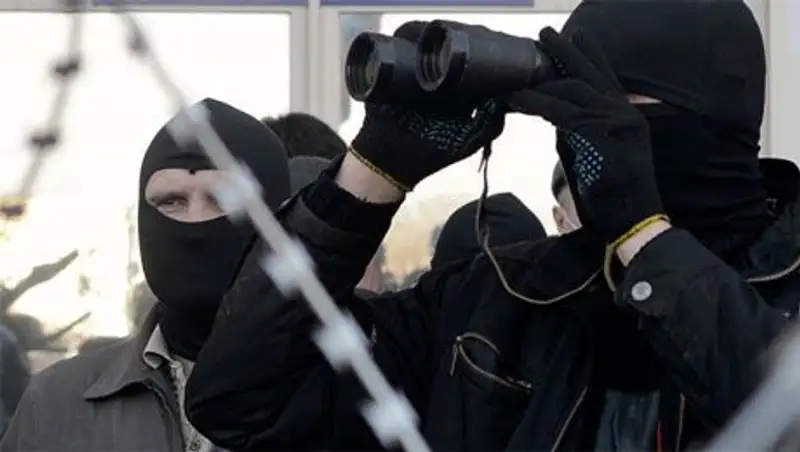 На управление гражданской обороны в Горловке напали неизвестные в масках