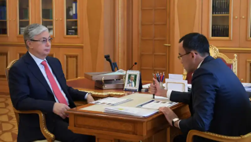 Токаев принял первого заместителя председателя партии "Nur Otan"