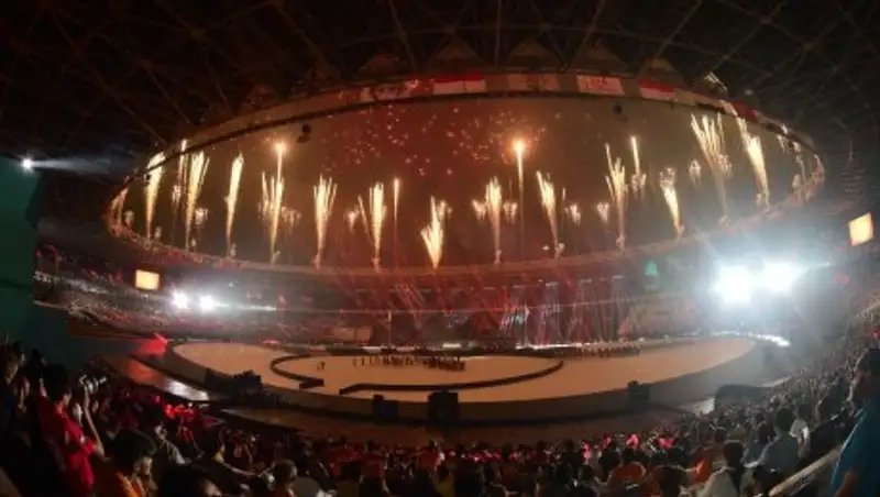 Казахстанская сборная приняла участие в церемонии закрытия Азиады-2018