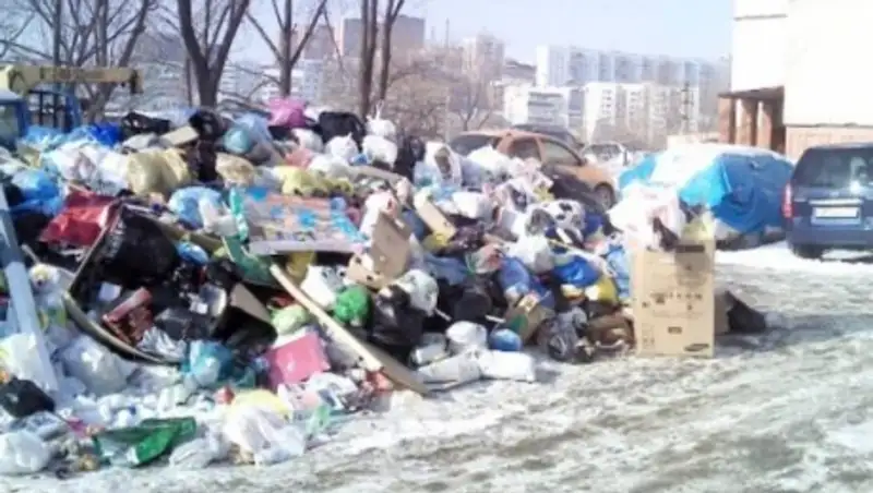 Алматы стал грязнее после новогодних праздников