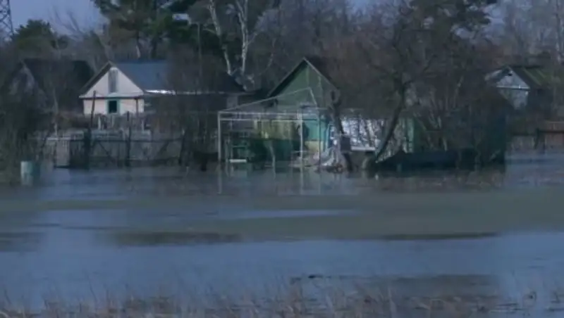 Вблизи Петропавловска подтоплено более 1200 дачных участков