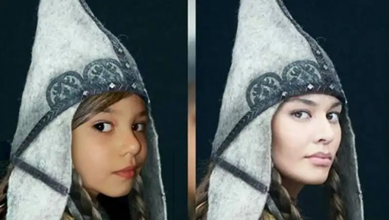 Режиссер Акан Сатаев выбирает актрису на роль Томирис в детстве