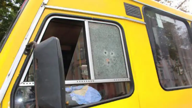 В Павлодаре стреляли в маршрутку