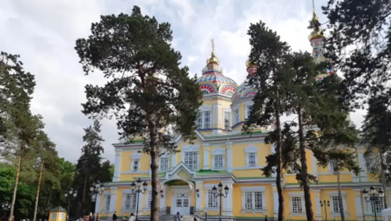 Как выглядит обновленный Вознесенский собор в Алматы