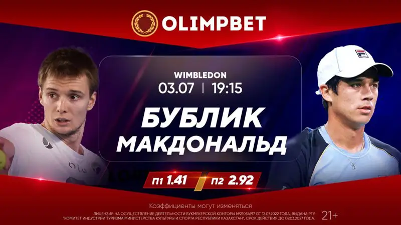 Старт Уимблдона – в раскладах Olimpbet