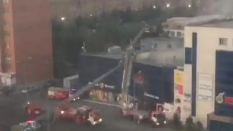 Ночной клуб горел в Астане