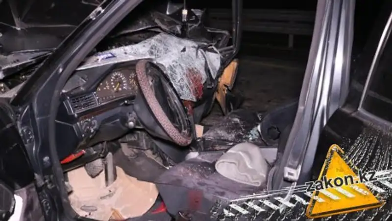 Три человека попали в больницу после ДТП на Капшагайской трассе