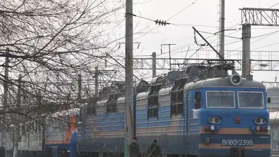 движение поездов в Жамбылской области, фото - Новости Zakon.kz от 27.11.2022 17:45