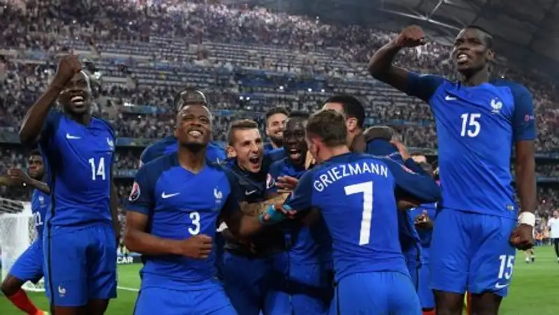 Гризманн, Мбаппе, Жиру в составе сборной Франции на матч с Уругваем