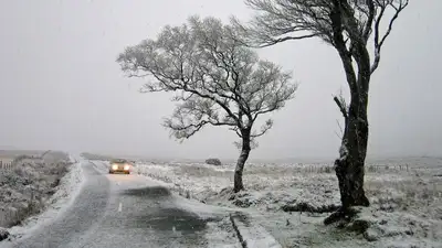 погода, штормовое предупреждение, фото - Новости Zakon.kz от 11.01.2023 19:14