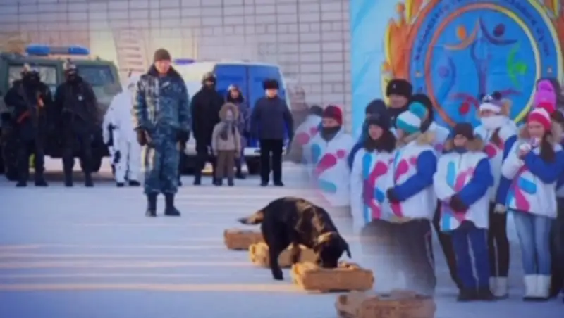 В Астане воспитанники детдома ознакомились с работой полицейских-кинологов