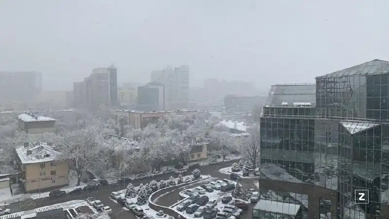 Снег в Алматы – власти обратились к горожанам