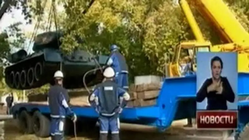  Перенос памятника-танка Т-34 в Павлодаре признан незаконным