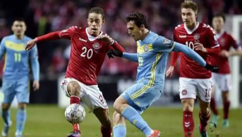 Букмекеры назвали наиболее вероятный счет в матче Казахстан - Дания