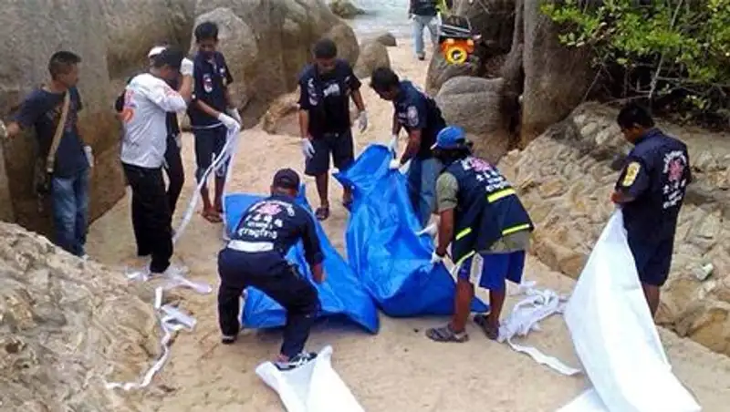 Британских туристов убили в Таиланде прямо на пляже