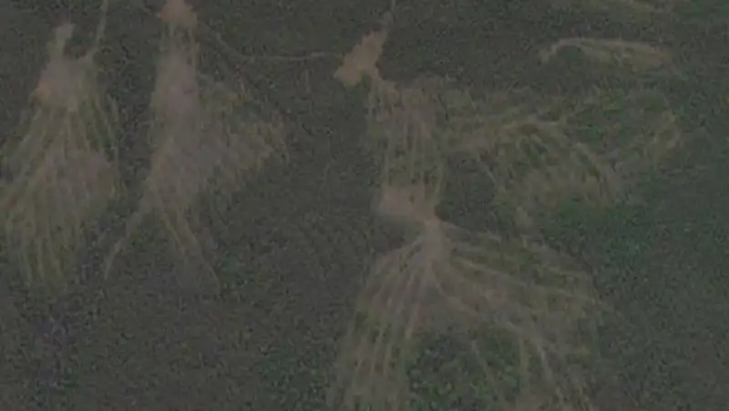 На перевале Дятлова обнаружены гигантские таинственные знаки