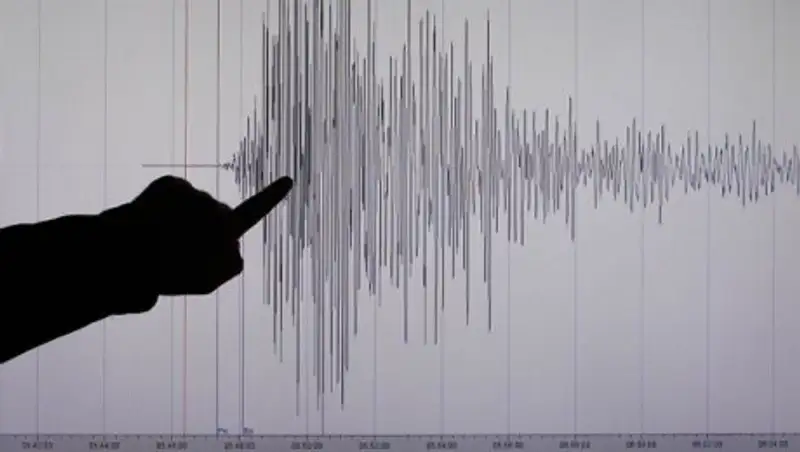В 456 км на север от Алматы зафиксировано землетресение