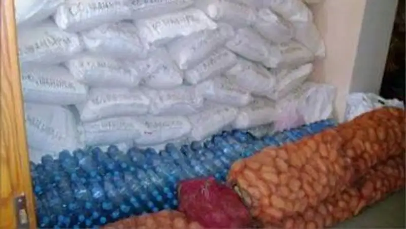 Жители села Кызылагаш отправили 10 тонн продуктов жителям села Кокпекты