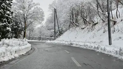 За сутки полиция сопроводила 800 автомобилей, оставшихся в непогоду на трассе, фото - Новости Zakon.kz от 14.01.2023 16:43