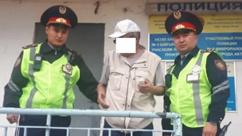 Пьяный мужчина с ножом напугал жителей Актау