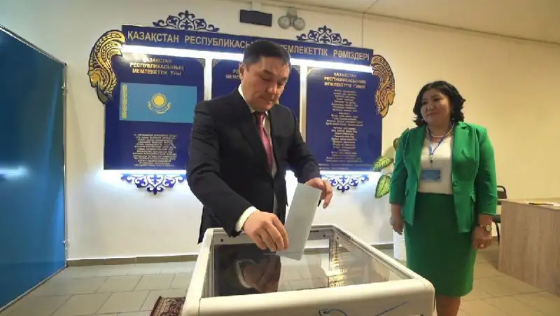 В Акмолинской области граждане активно принимают участие в выборах президента