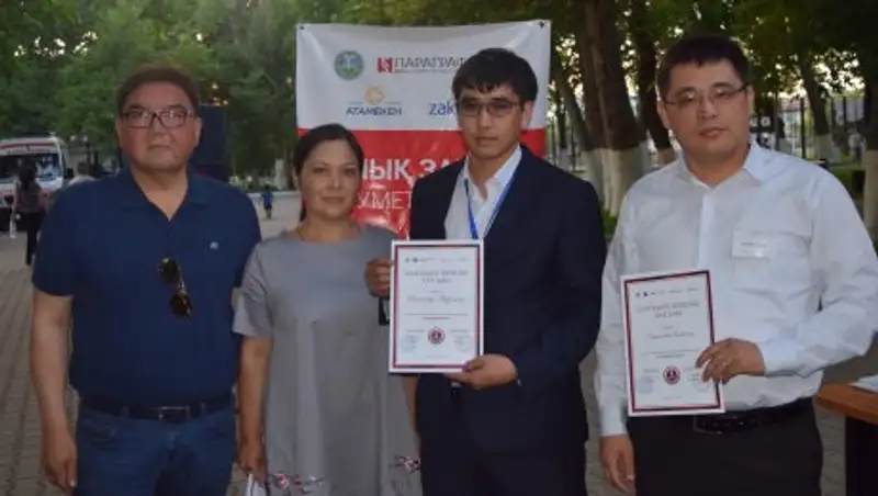 Третья социальная акция «Народный юрист» состоялась под открытым небом Шымкента!