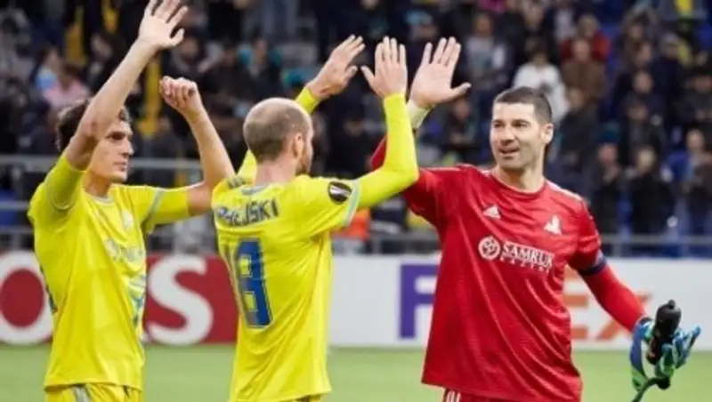 Какое место занимает ФК "Астана" после второго тура группового этапа Лиги Европы