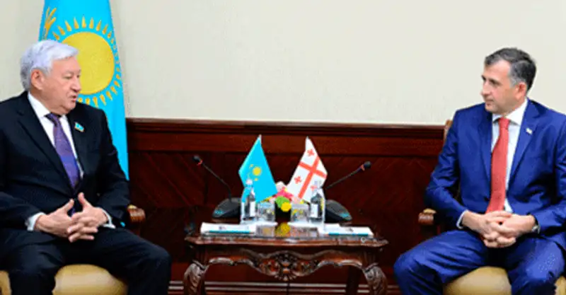 К.Джакупов и З.Патарадзе обсудили укрепление межпарламентского сотрудничества РК и Грузии