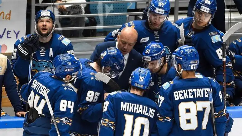 "Барыс" ушел от поражения за 4 минуты до финального свистка в матче КХЛ