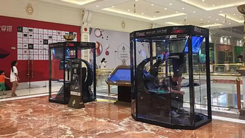 В Китае в торговом центре придумали «боксы» для скучающих мужей