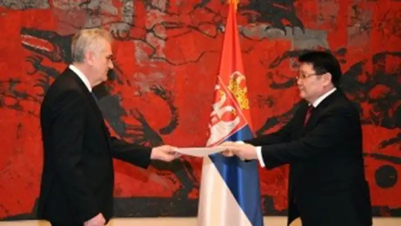 Посол РК Нурбах Рустемов вручил верительные грамоты Президенту Сербии Томиславу Николичу