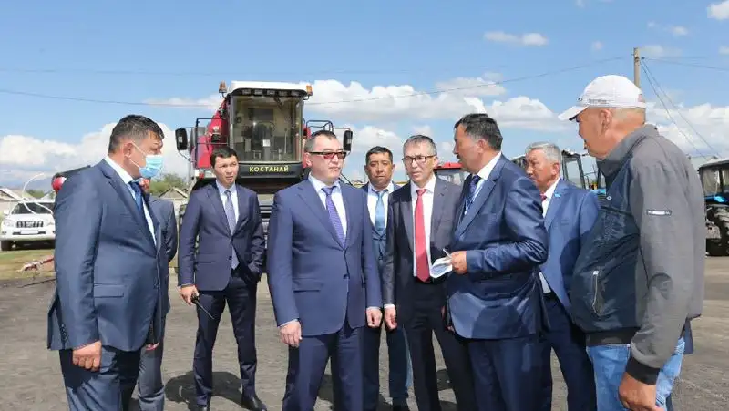 Марат Султангазиев посетил Кегенский район