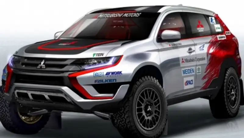 Outlander PHEV готов для ралли