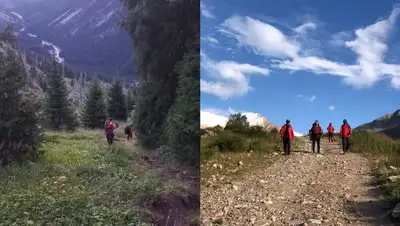 Спасатели помогли спуститься заблудившемуся в горах Алматы туристу, фото - Новости Zakon.kz от 07.08.2022 00:49