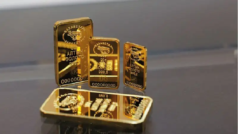 Более 2,5 тысячи золотых слитков купили казахстанцы в феврале