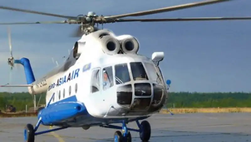 В Актюбинской области разбился вертолет МИ-8