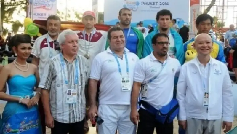 Казахстанские «вольники» стали бронзовыми медалистами пляжных Азиатских игр