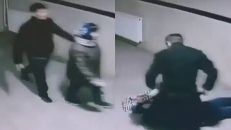 Жесткое нападение на женщину в Актобе попало на видео