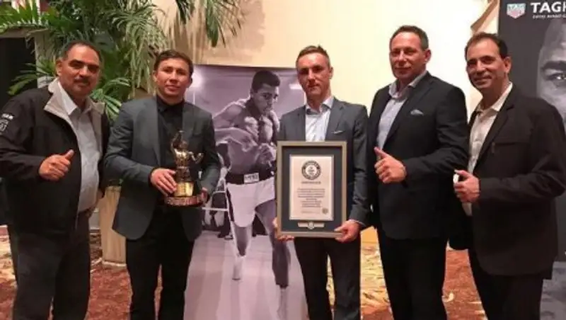 Геннадий Головкин Гиннестің рекордтар кітабына кірді