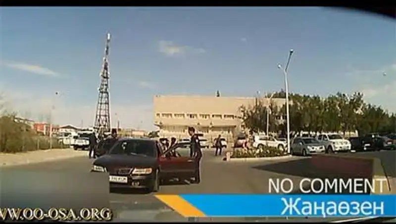 В Жанаозене школьница выполняла роль парковщицы, подогнав иномарку подполковнику полиции