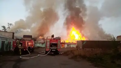 Щучинск рынок пожар