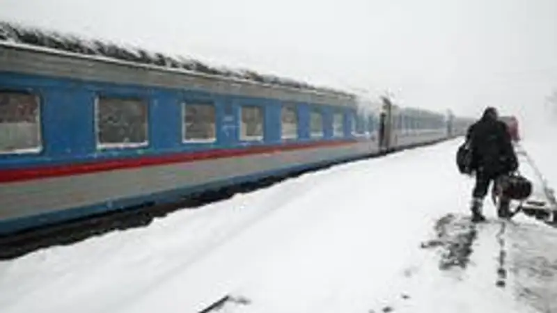Движение поездов на участке Акадыр-Моинты Карагандинской области восстановлено, фото - Новости Zakon.kz от 28.12.2011 22:01