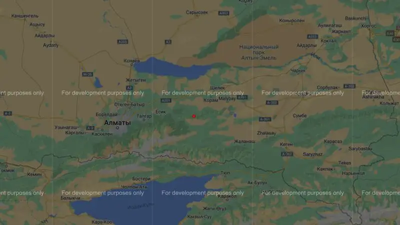 Два землетрясения с интервалом в 20 минут произошли недалеко от Алматы